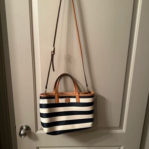 Tory Burch stripe handbag